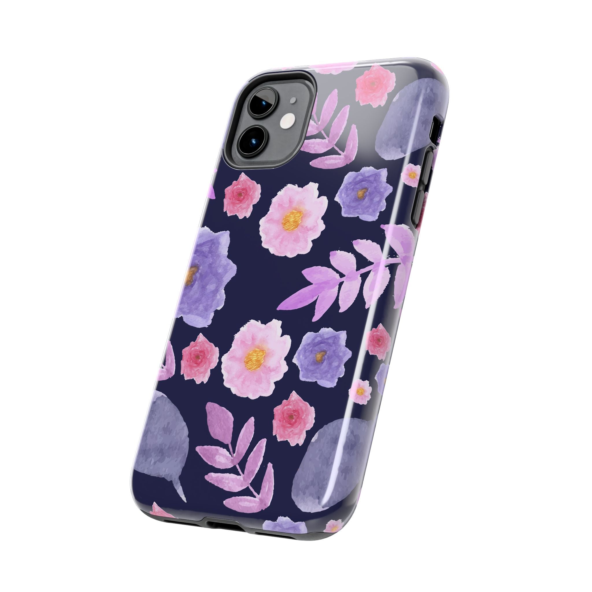 Purple Florals Phone Case (Apple & Android)