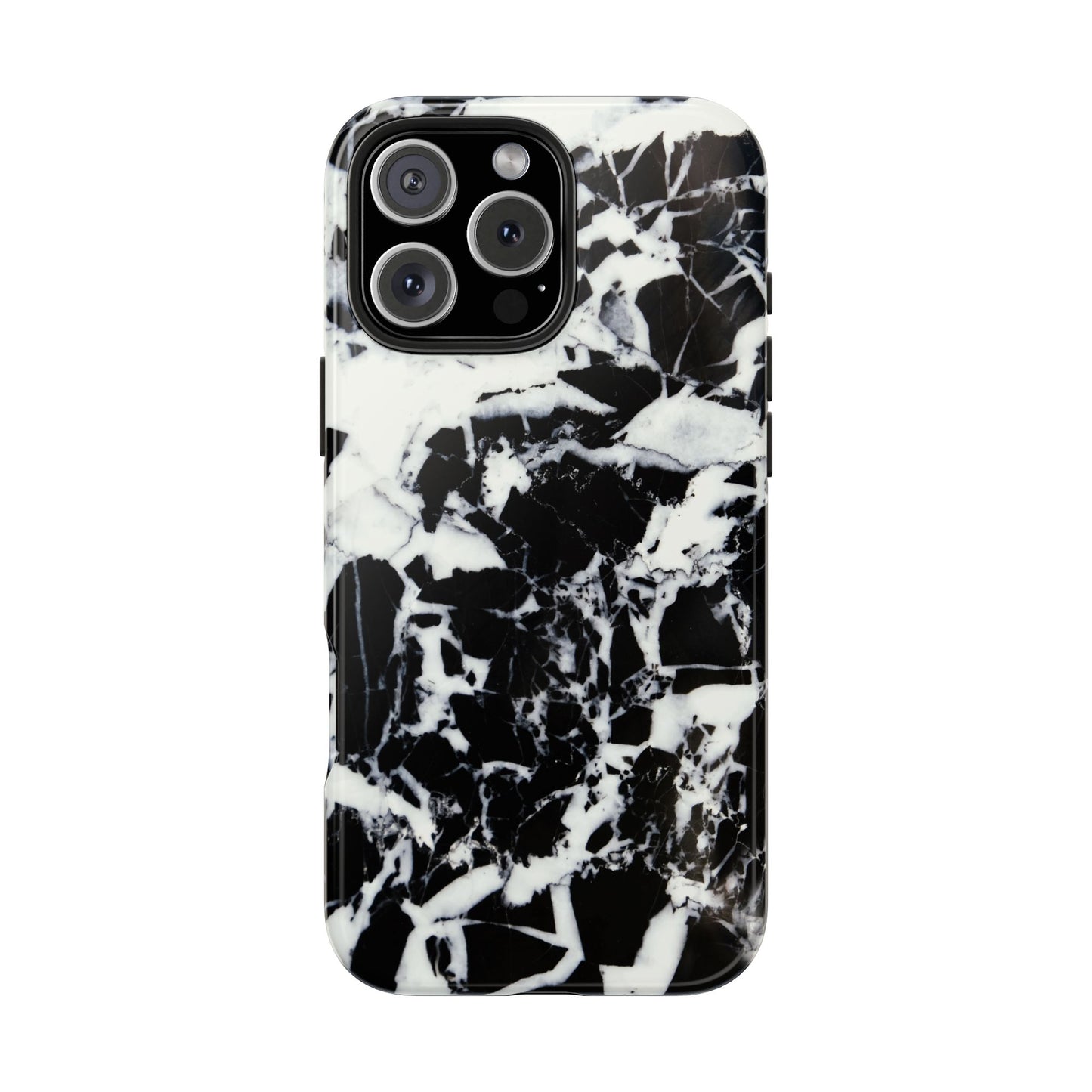 Black & White Shattered Phone Case