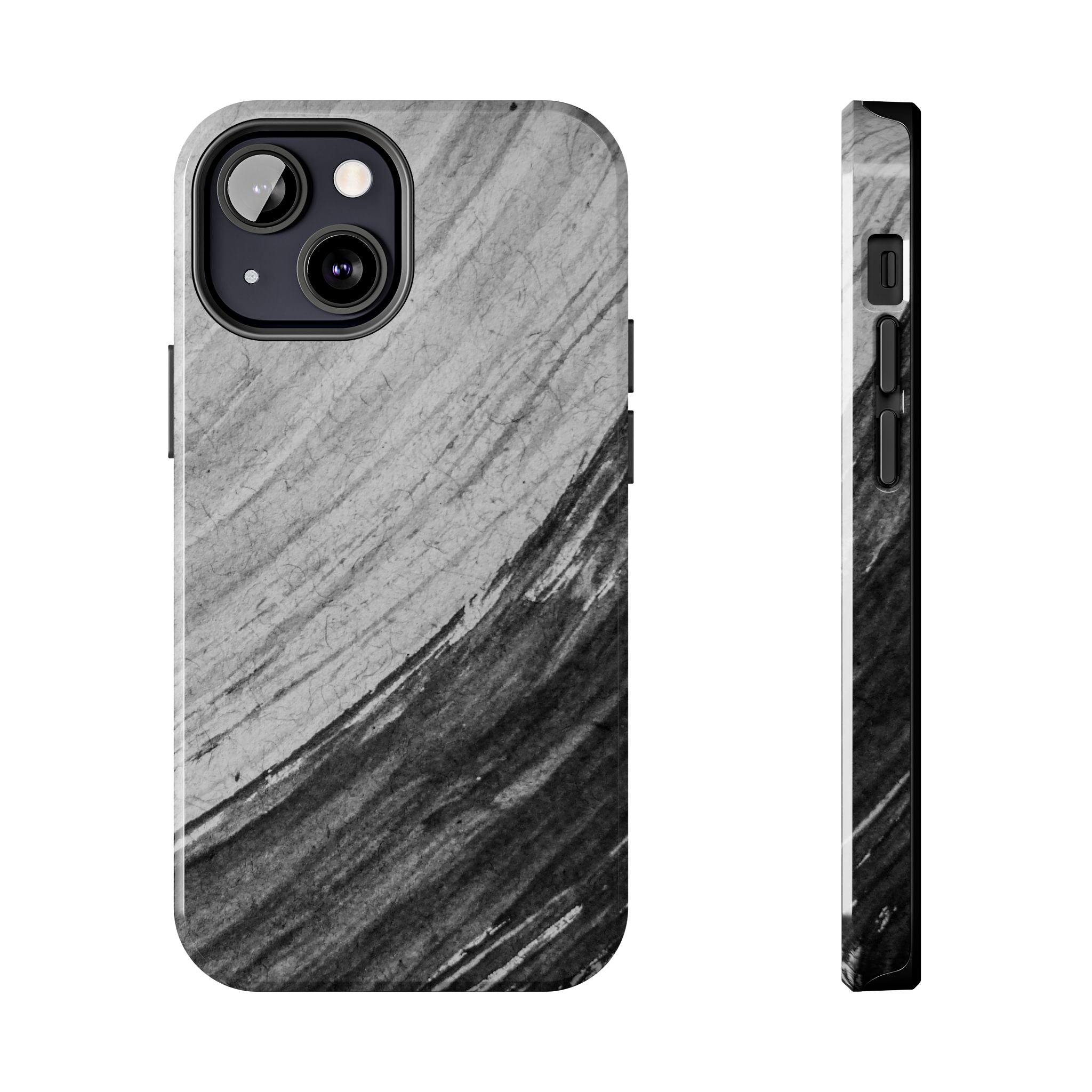 Black & Gray Phone Case (Apple & Android)