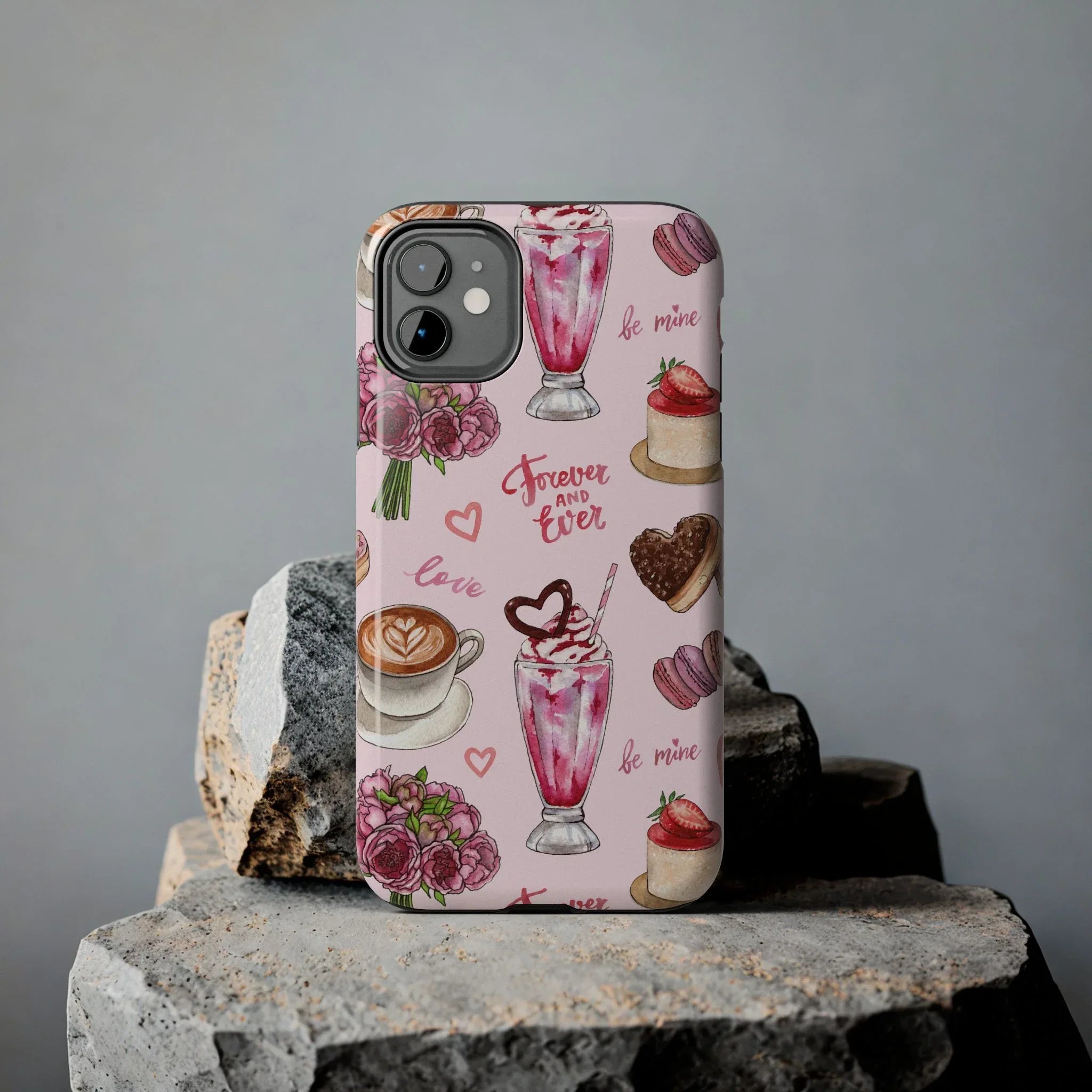 Be Mines Forever Phone Case (Apple & Android) - Pink Sweetheart