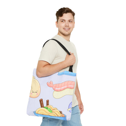 Kawaii Anime Snacks Tote Bag