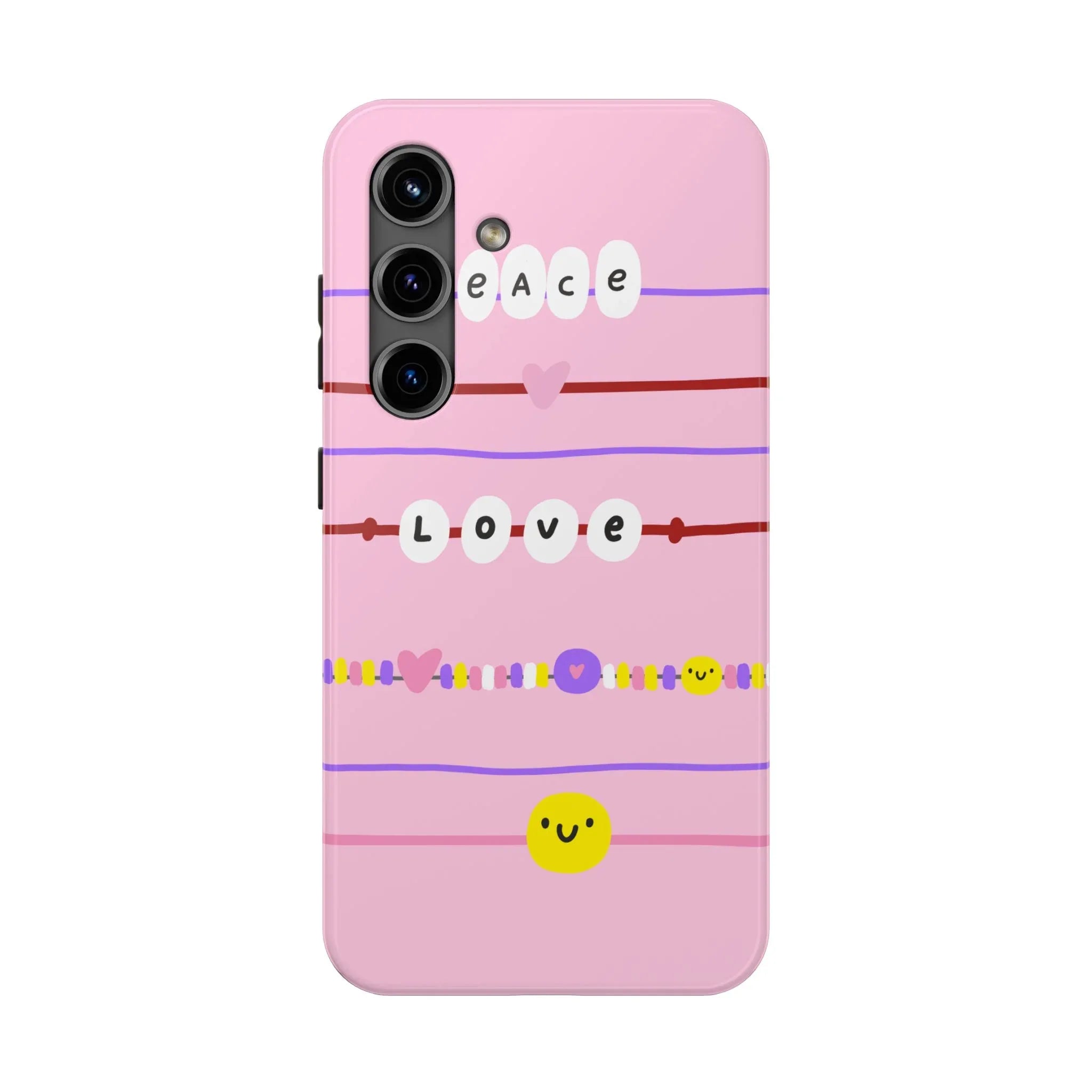 Bestie Bracelets Phone Case (Apple & Android) - Pink Sweetheart