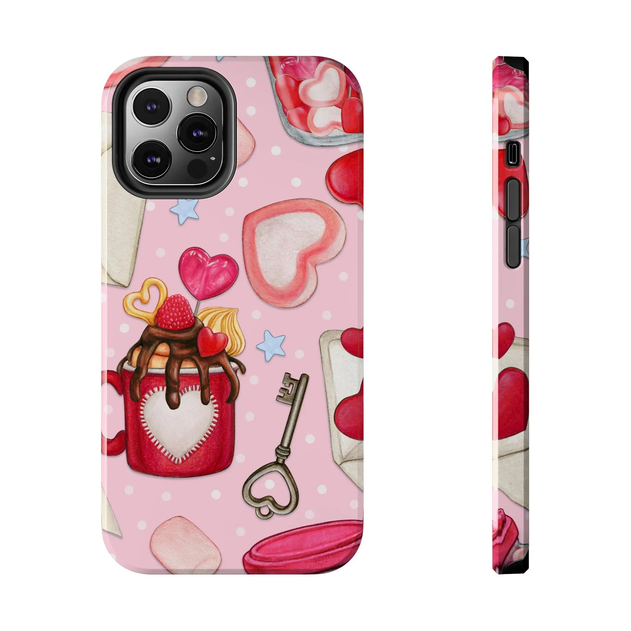 Goodies for My Sweetheart Phone Case (Apple & Android) - Pink Sweetheart