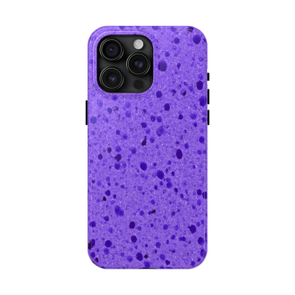 Purple Sponge Phone Case