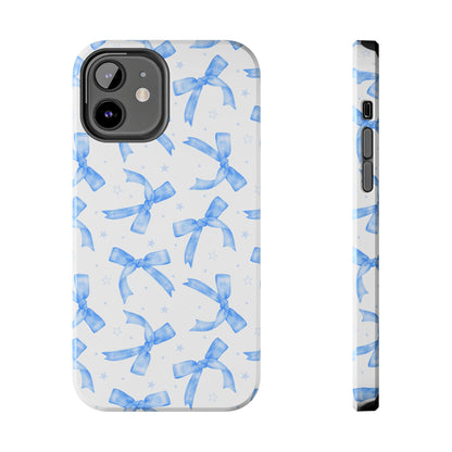 Lacey Baby Blue Ribbons Phone Case