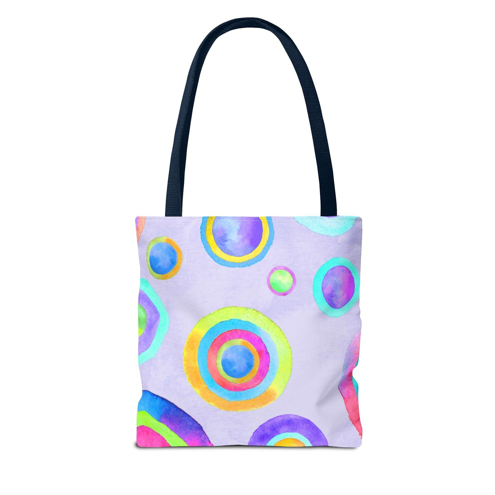 Abstract Painted Circles Tote Bag