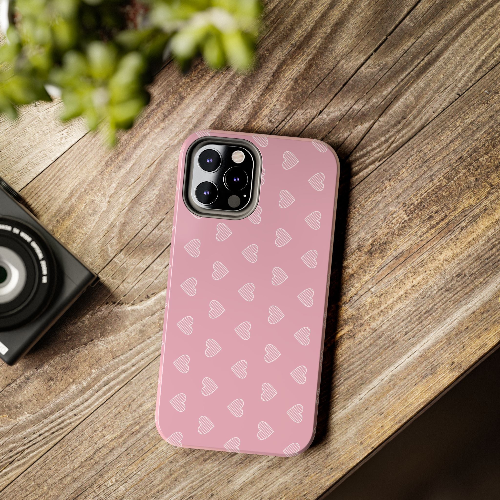 Infinite Pink Hearts Phone Case (Apple & Android)