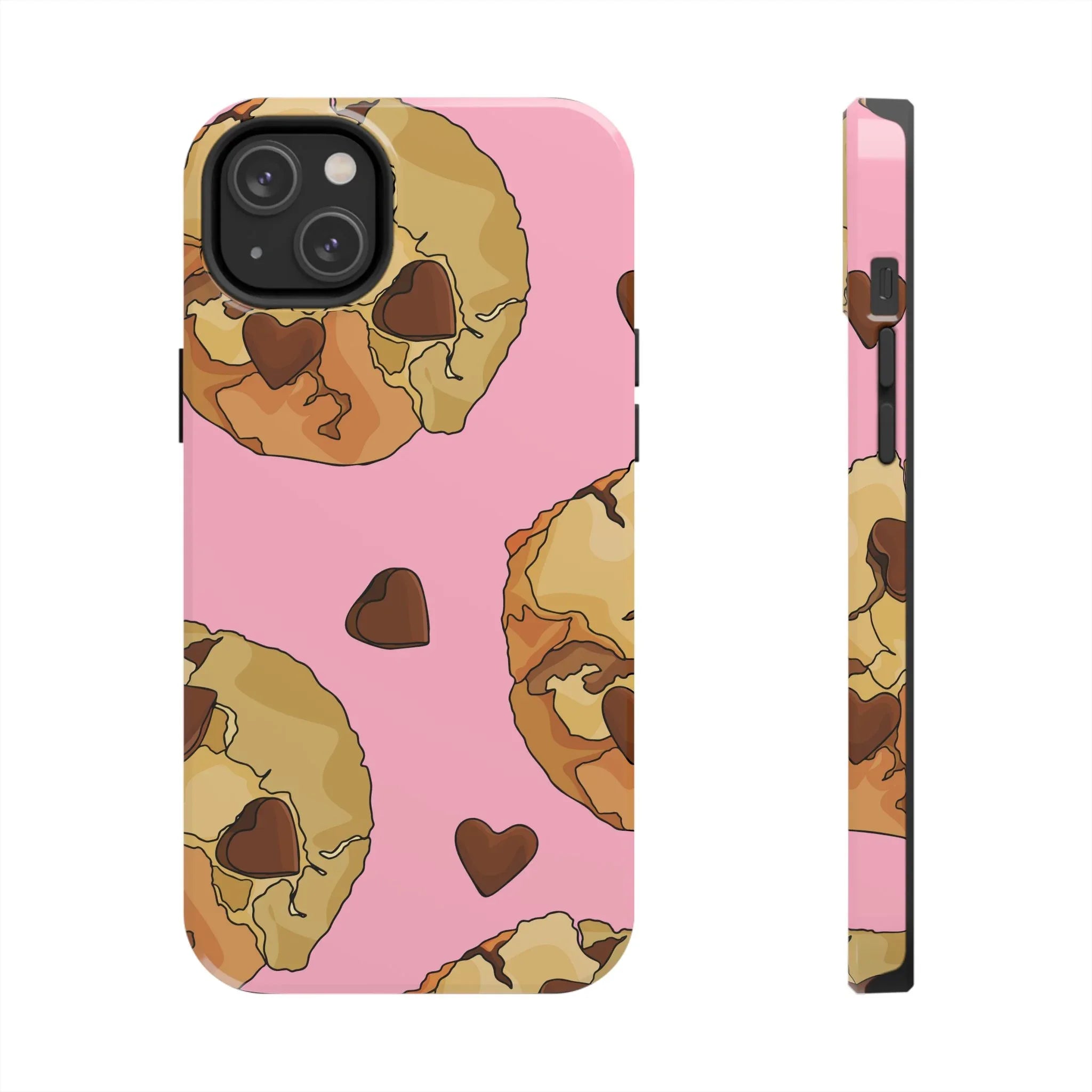 Chocolate Chip Cookies Phone Case (Apple & Android) - Pink Sweetheart
