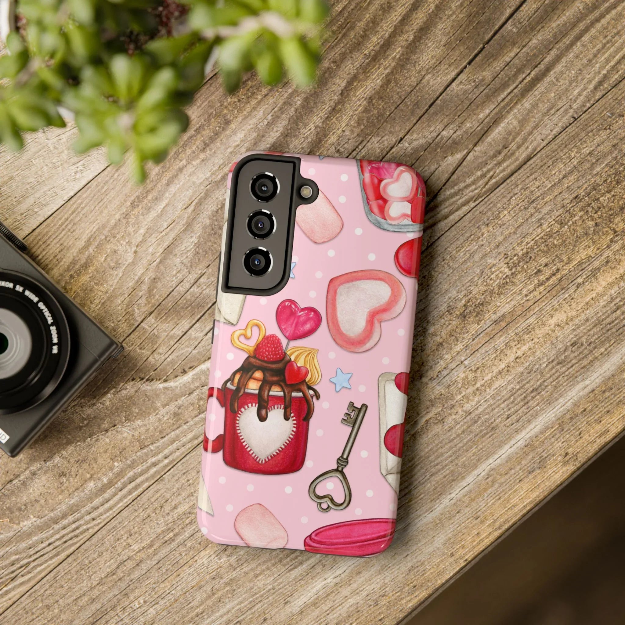 Goodies for My Sweetheart Phone Case (Apple & Android) - Pink Sweetheart