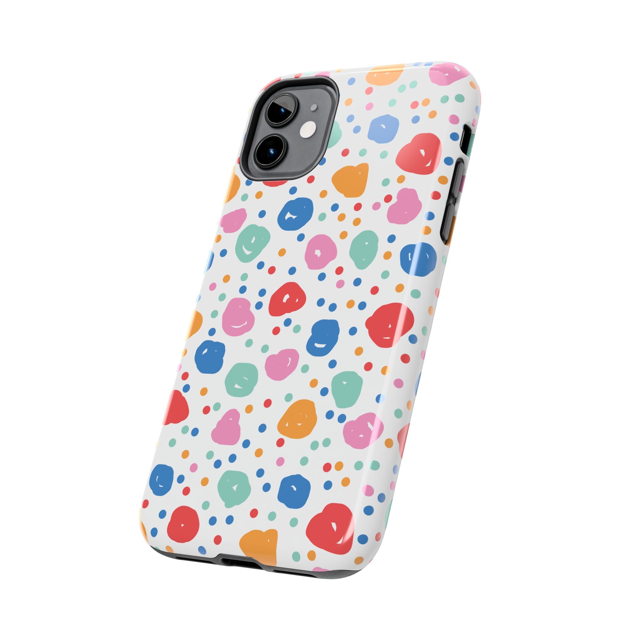 Seamless Hand Drawn Polka Phone Case (Apple & Android)