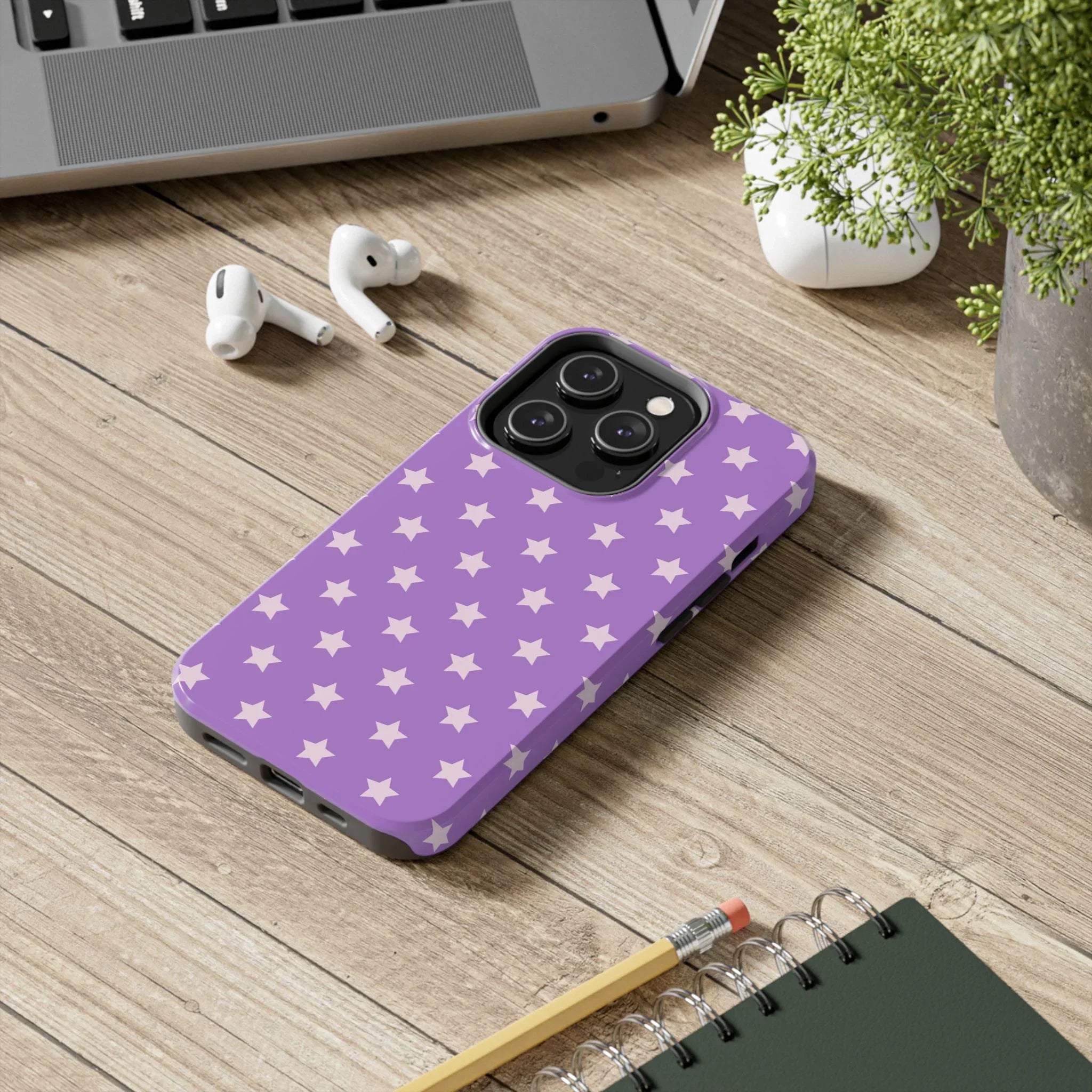 Purple Star Power Phone Case (Apple & Android) - Pink Sweetheart