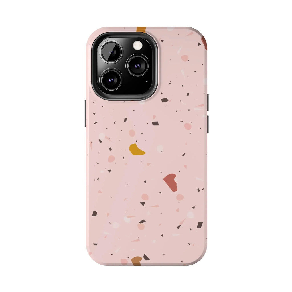 Pink Terrazzo Phone Case (Apple & Android) - Pink Sweetheart