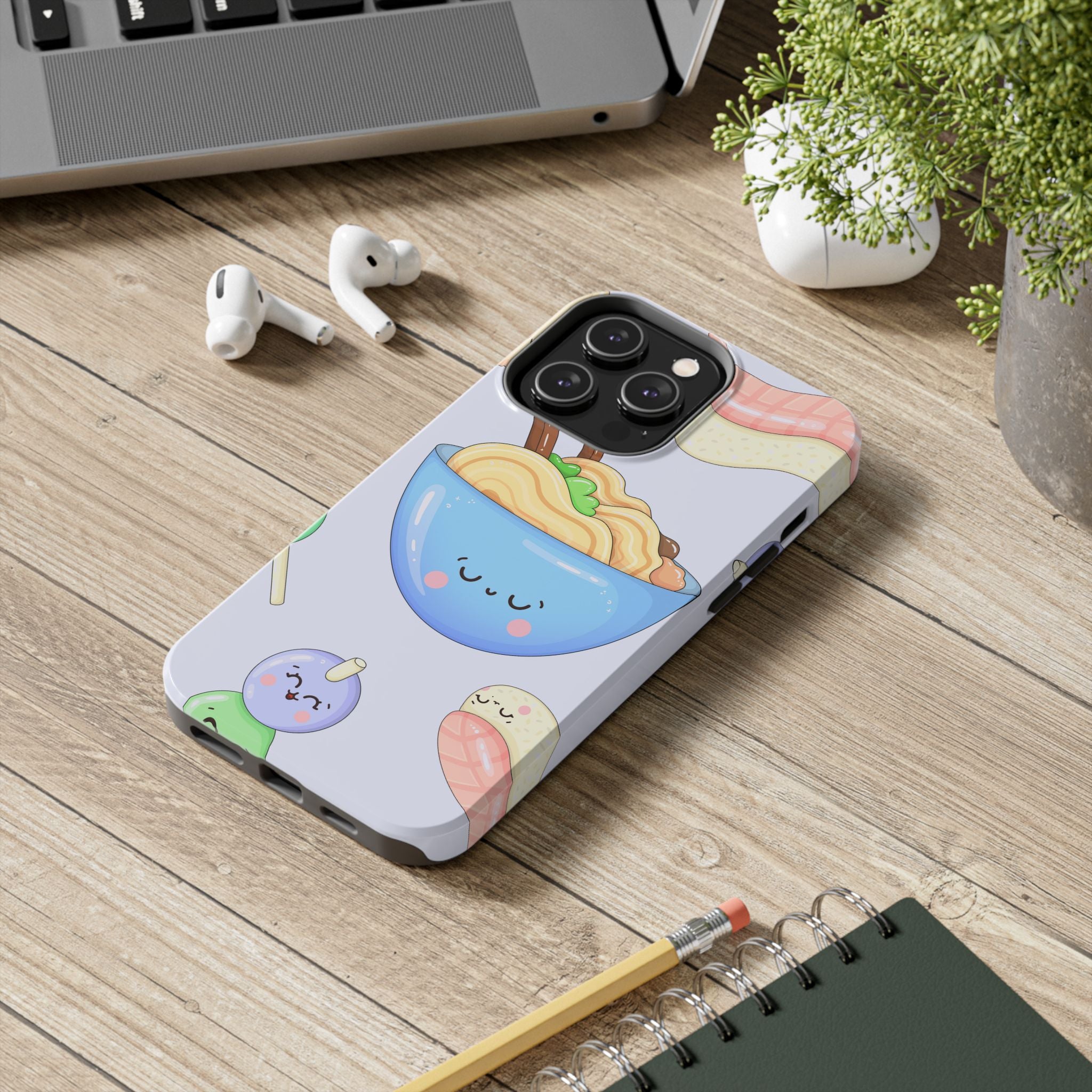 Kawaii Anime Snacks Phone Case (Apple & Android)