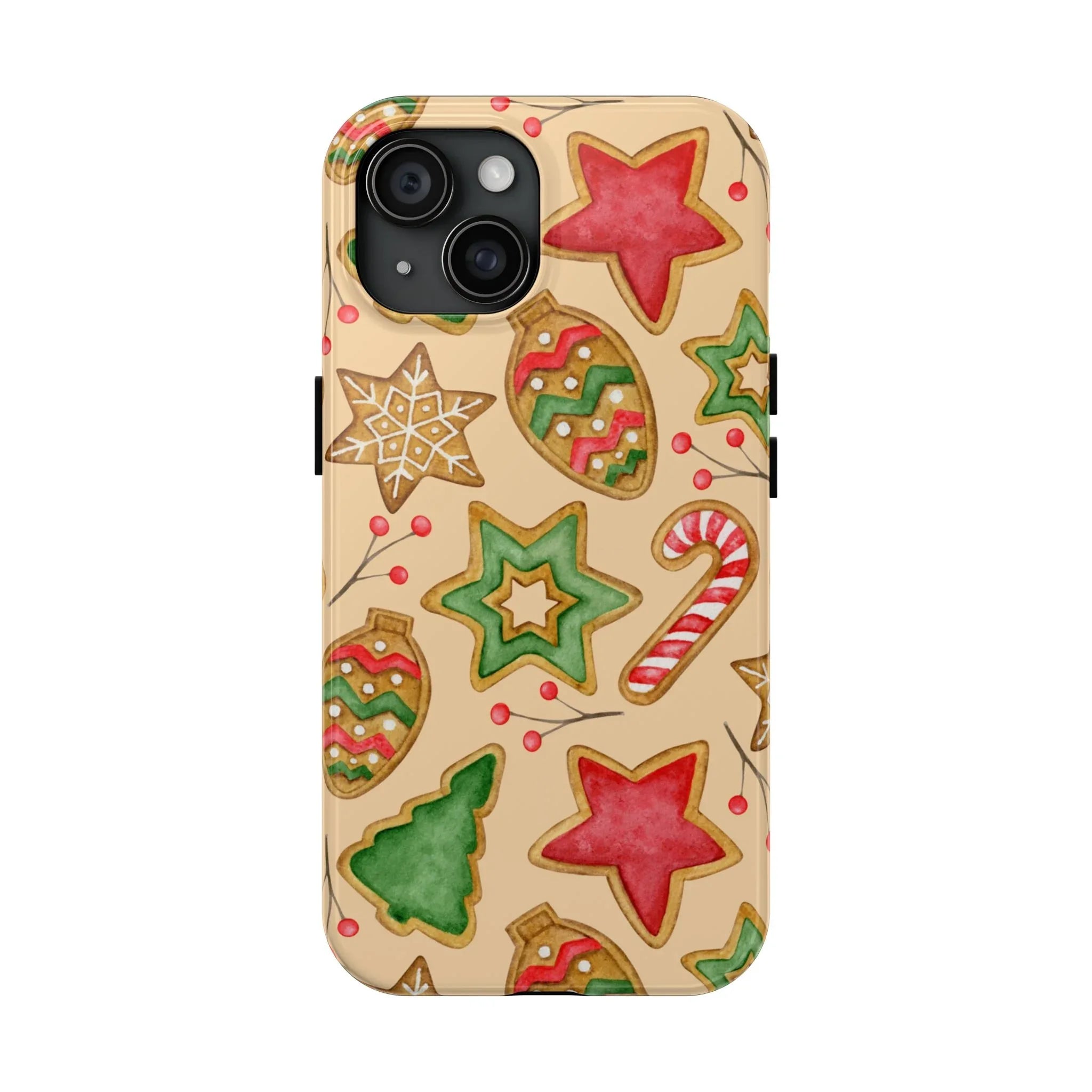 Xmas Holiday Cheer Phone Case (Apple & Android) - Pink Sweetheart