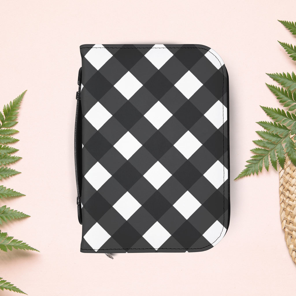 Black Gingham Book Cover