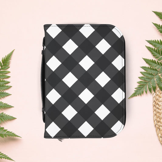 Black Gingham Book Cover