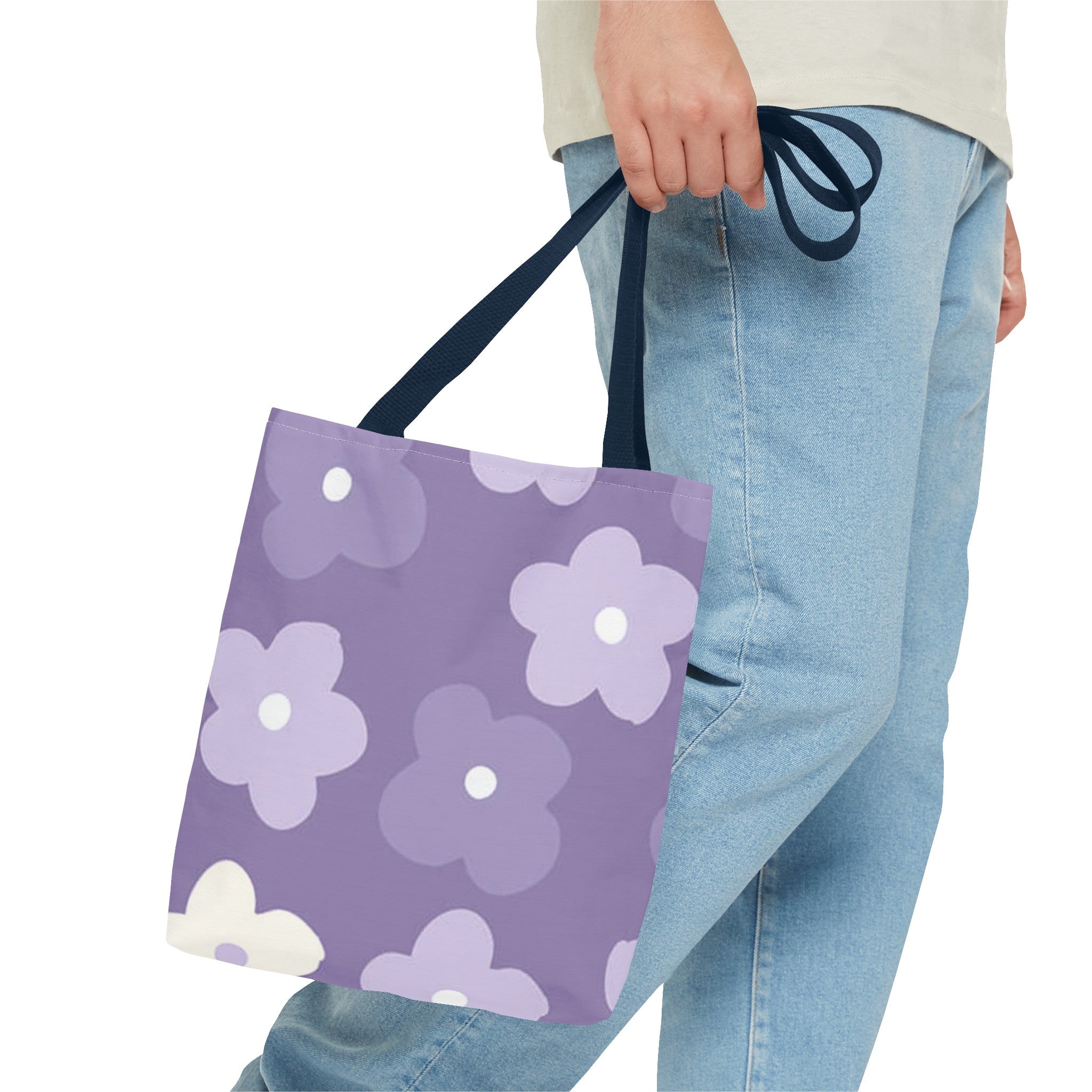 Pretty Purple Flowers Tote Bag