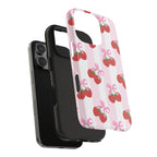 Strawberry Cherries Phone Case (Apple & Android) - Pink Sweetheart