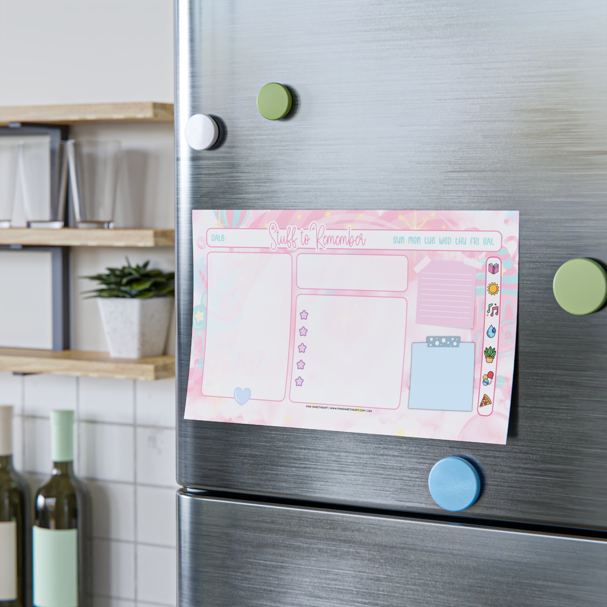 Sweet Candy Land Sticky Note Pad