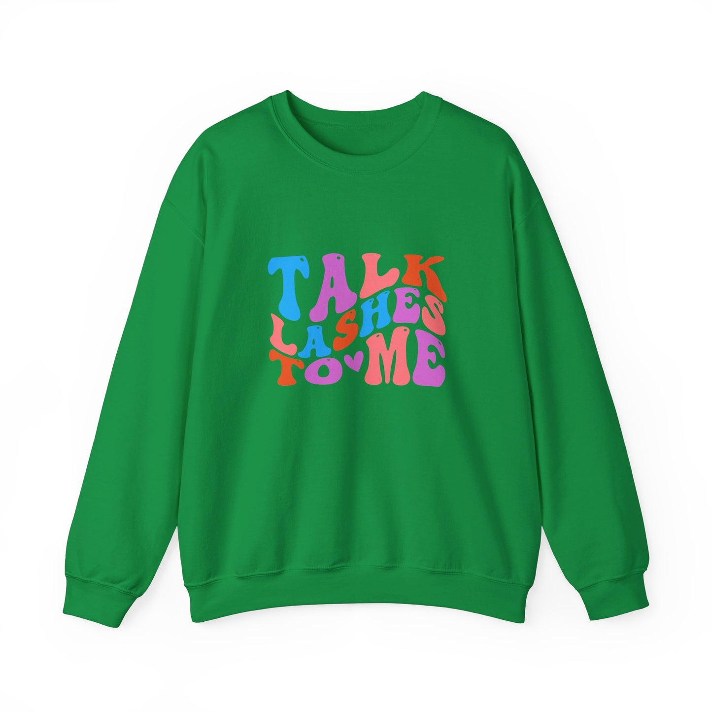 Talk Lashes to Me Unisex Heavy Blend™ Crewneck Sweatshirt