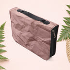 Wrinkled Blush Pink Paper Book Cover