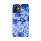 Blue Floral Pattern Phone Case (Apple & Android)
