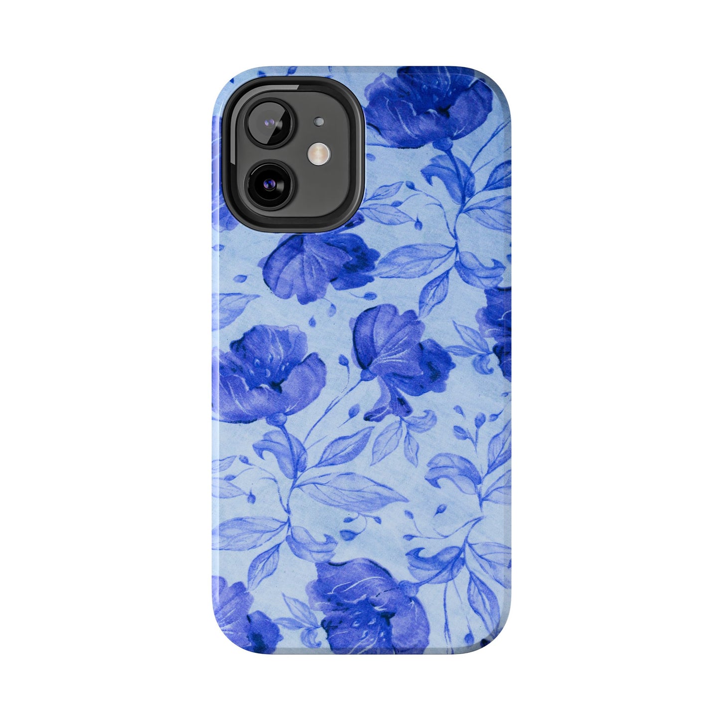 Blue Floral Pattern Phone Case