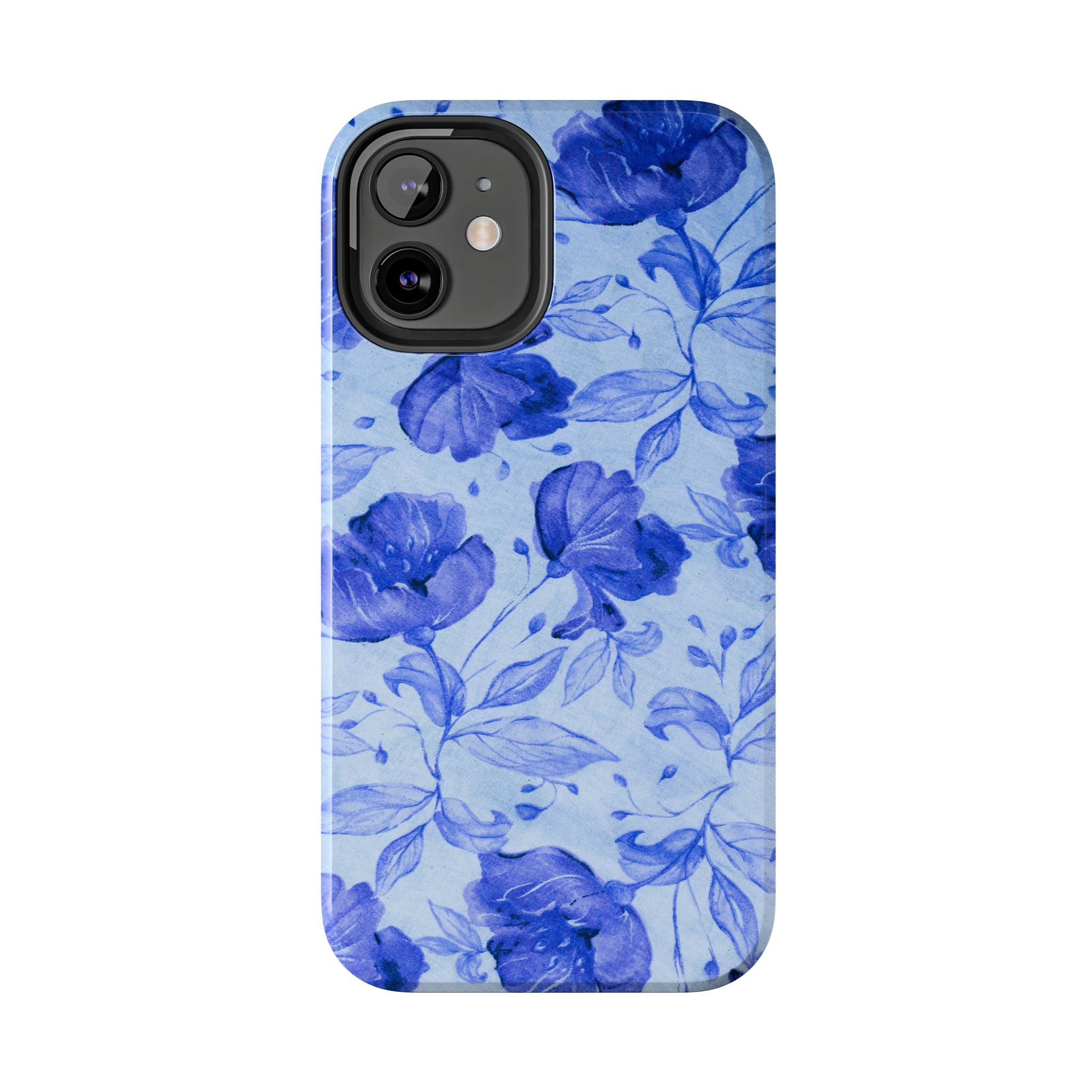 Blue Floral Pattern Phone Case (Apple & Android)