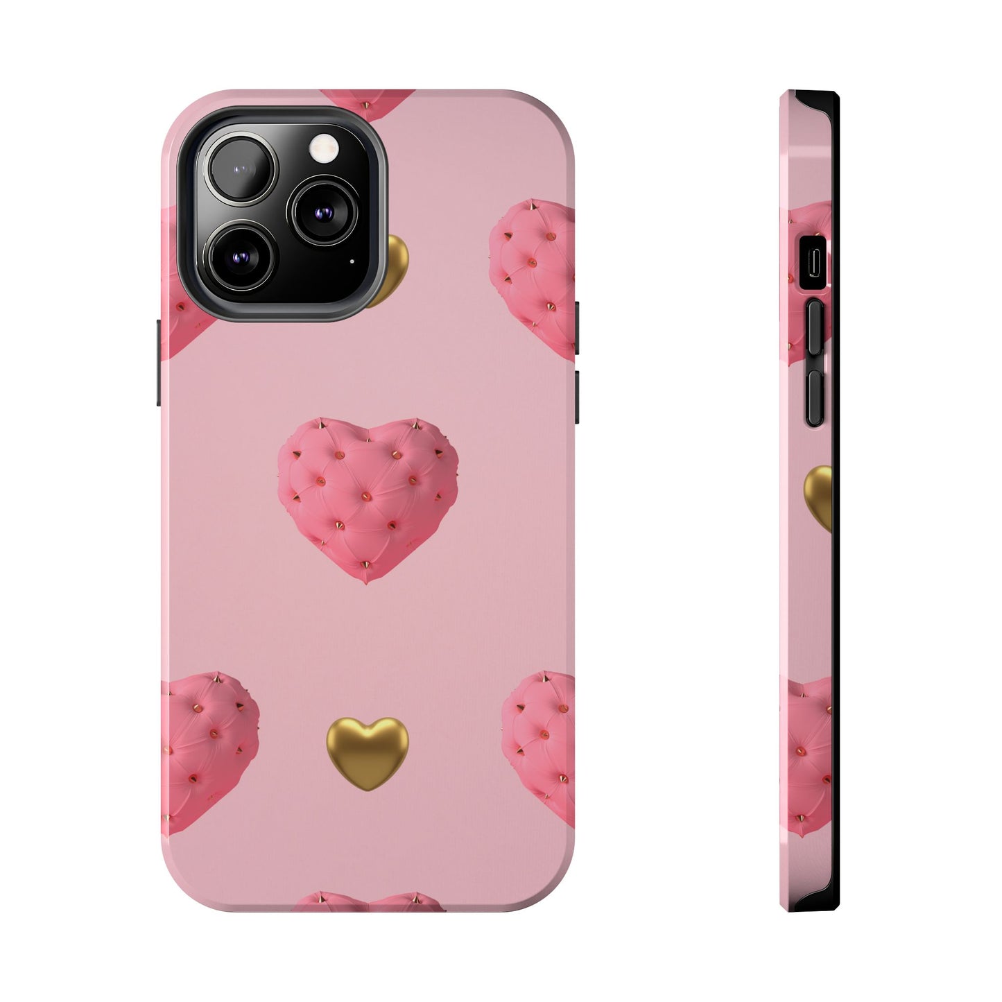 Heart of Gold Pink Phone Case