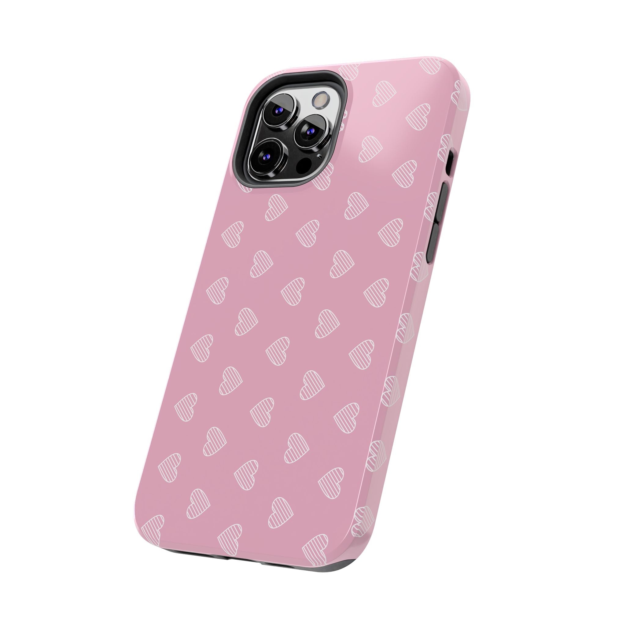 Infinite Pink Hearts Phone Case (Apple & Android)