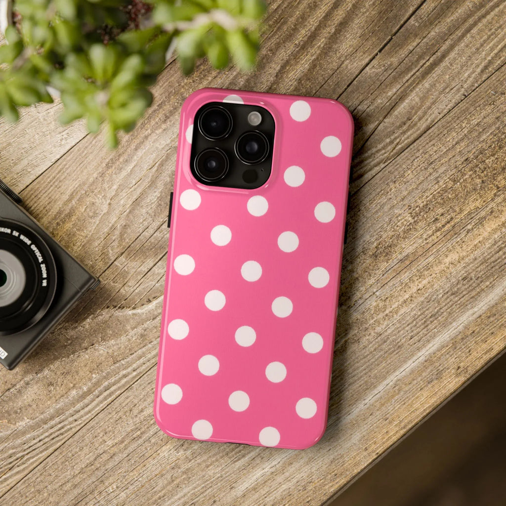 Pink Polka Dot Phone Case (Apple & Android) - Pink Sweetheart