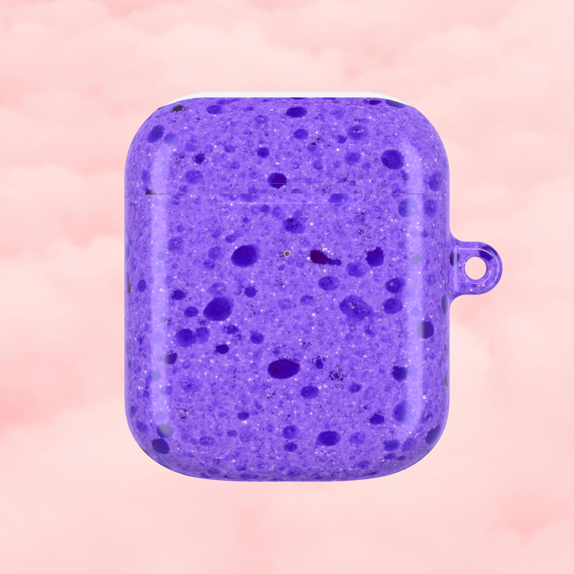 Purple Sponge AirPod Case