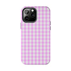Pink Gingham Phone Case (Apple & Android)