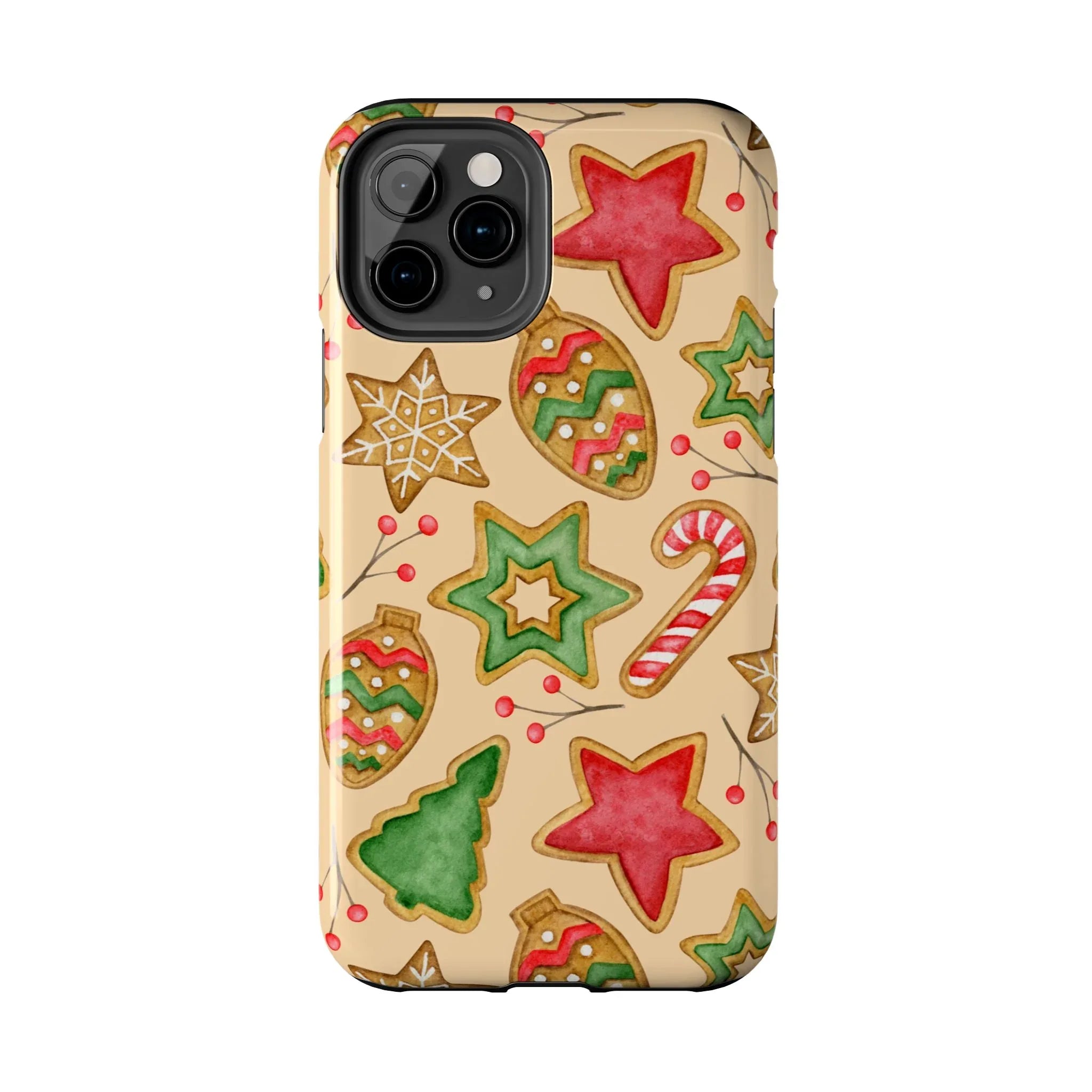 Xmas Holiday Cheer Phone Case (Apple & Android) - Pink Sweetheart