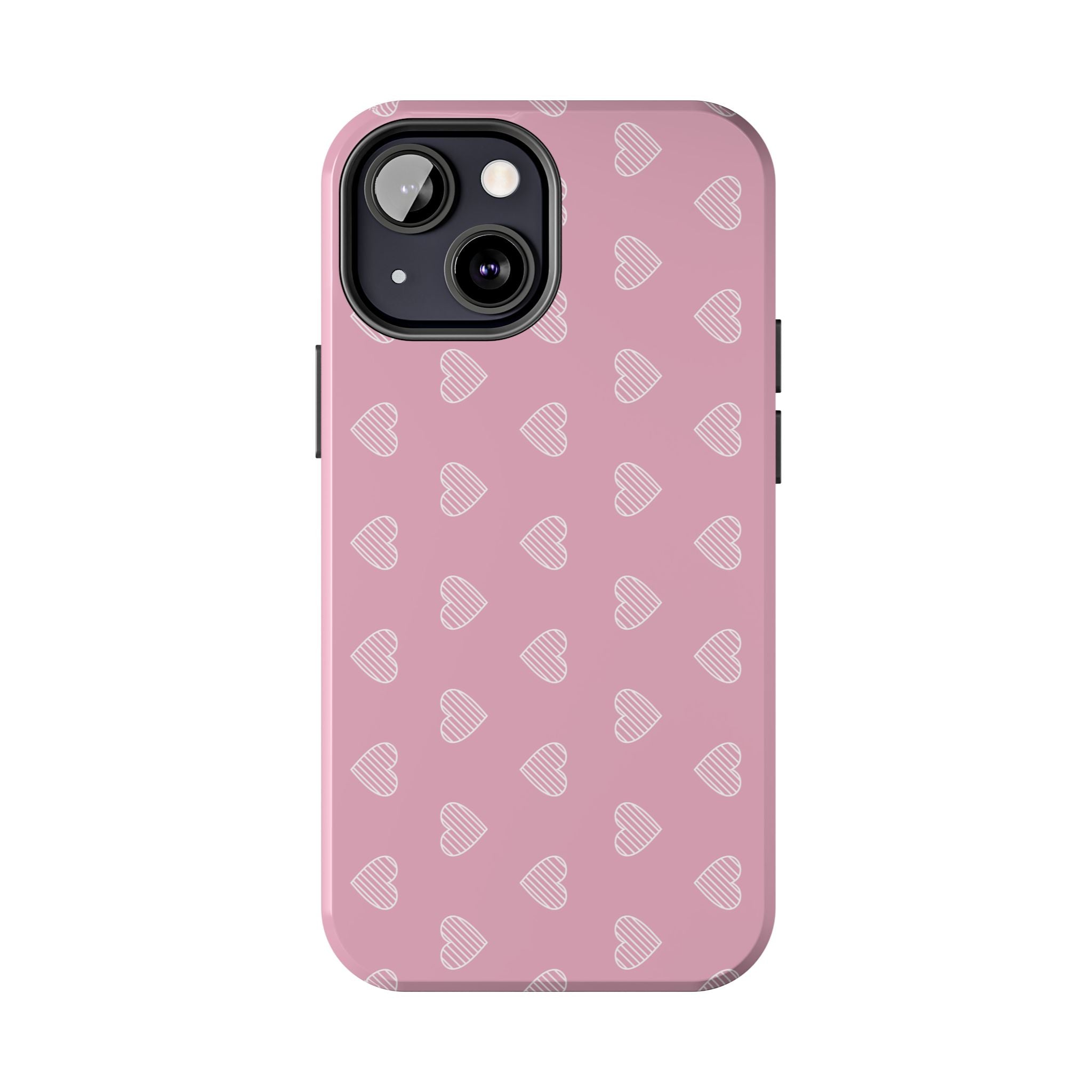 Infinite Pink Hearts Phone Case (Apple & Android)
