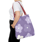 Pretty Purple Flowers Tote Bag