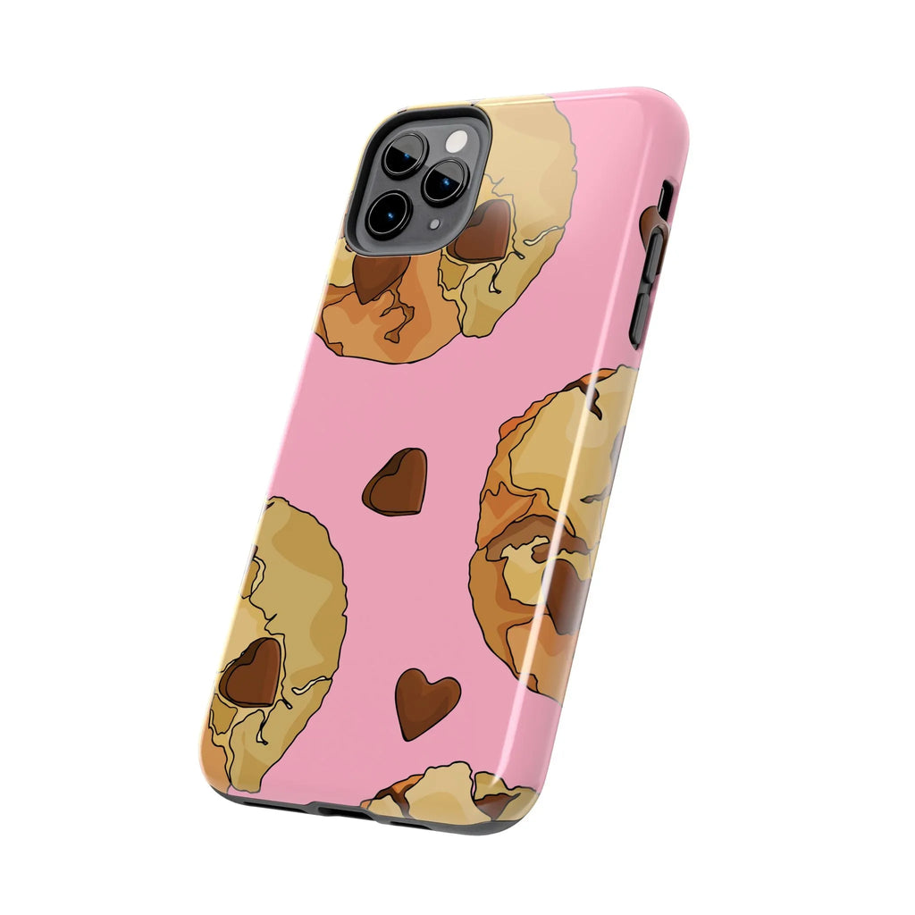 Chocolate Chip Cookies Phone Case (Apple & Android) - Pink Sweetheart