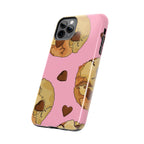 Chocolate Chip Cookies Phone Case (Apple & Android) - Pink Sweetheart
