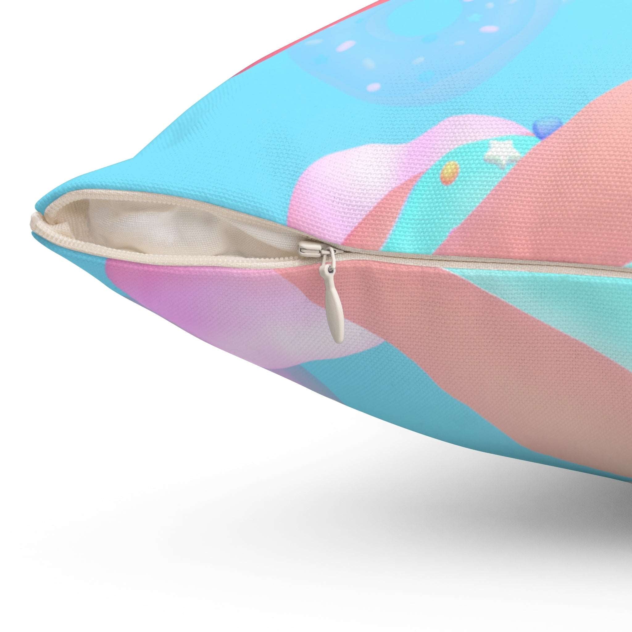 Kawaii Donut Extravaganza Square Pillow