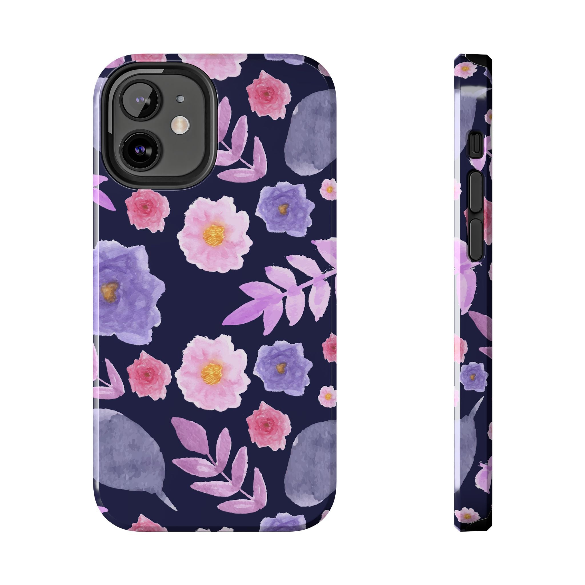 Purple Florals Phone Case (Apple & Android)