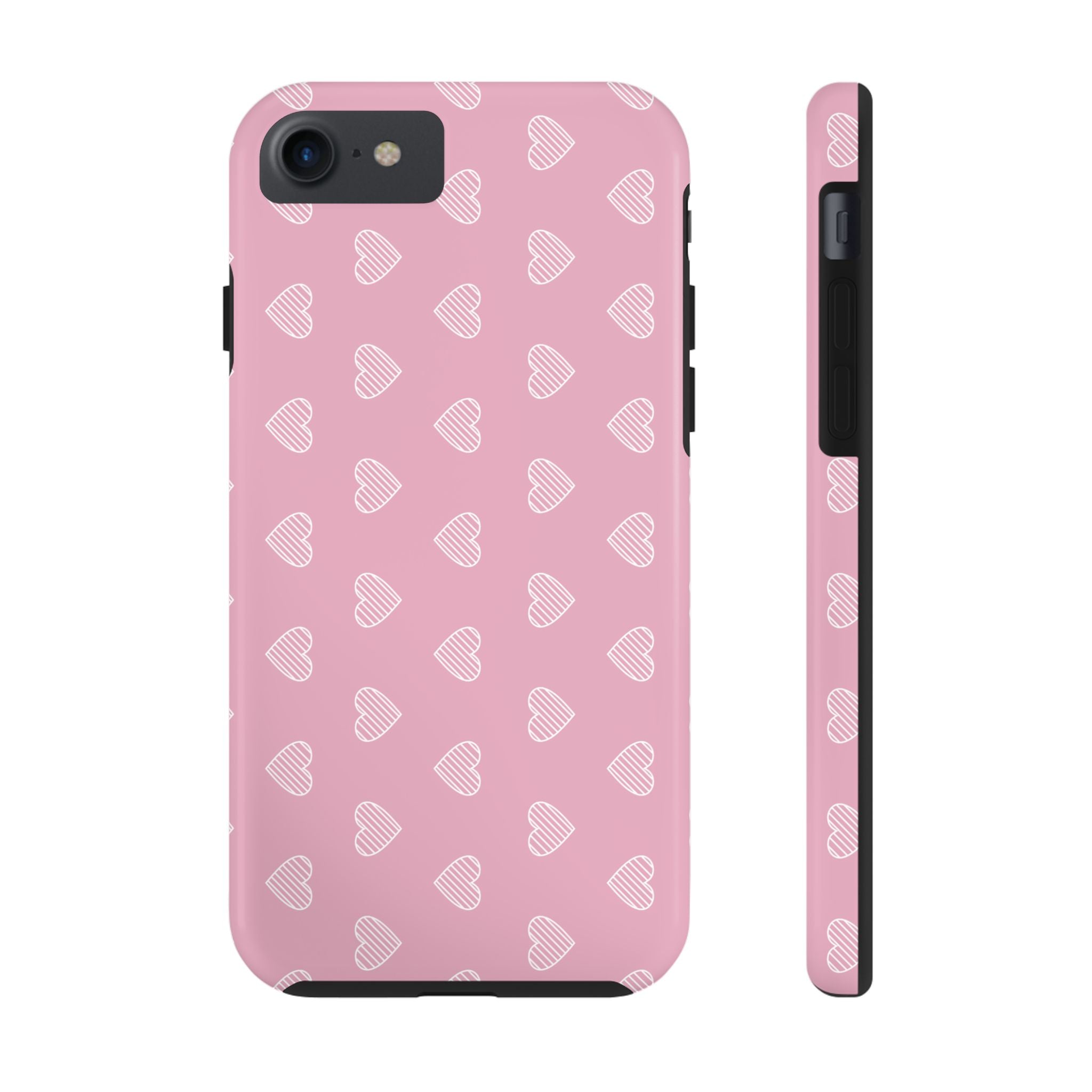 Infinite Pink Hearts Phone Case (Apple & Android)