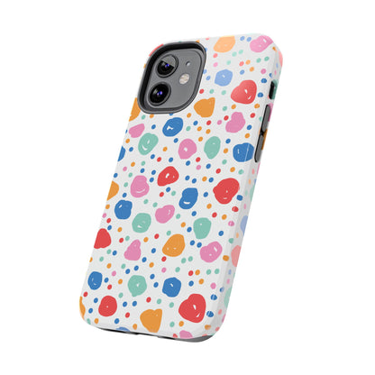 Seamless Hand Drawn Polka Phone Case