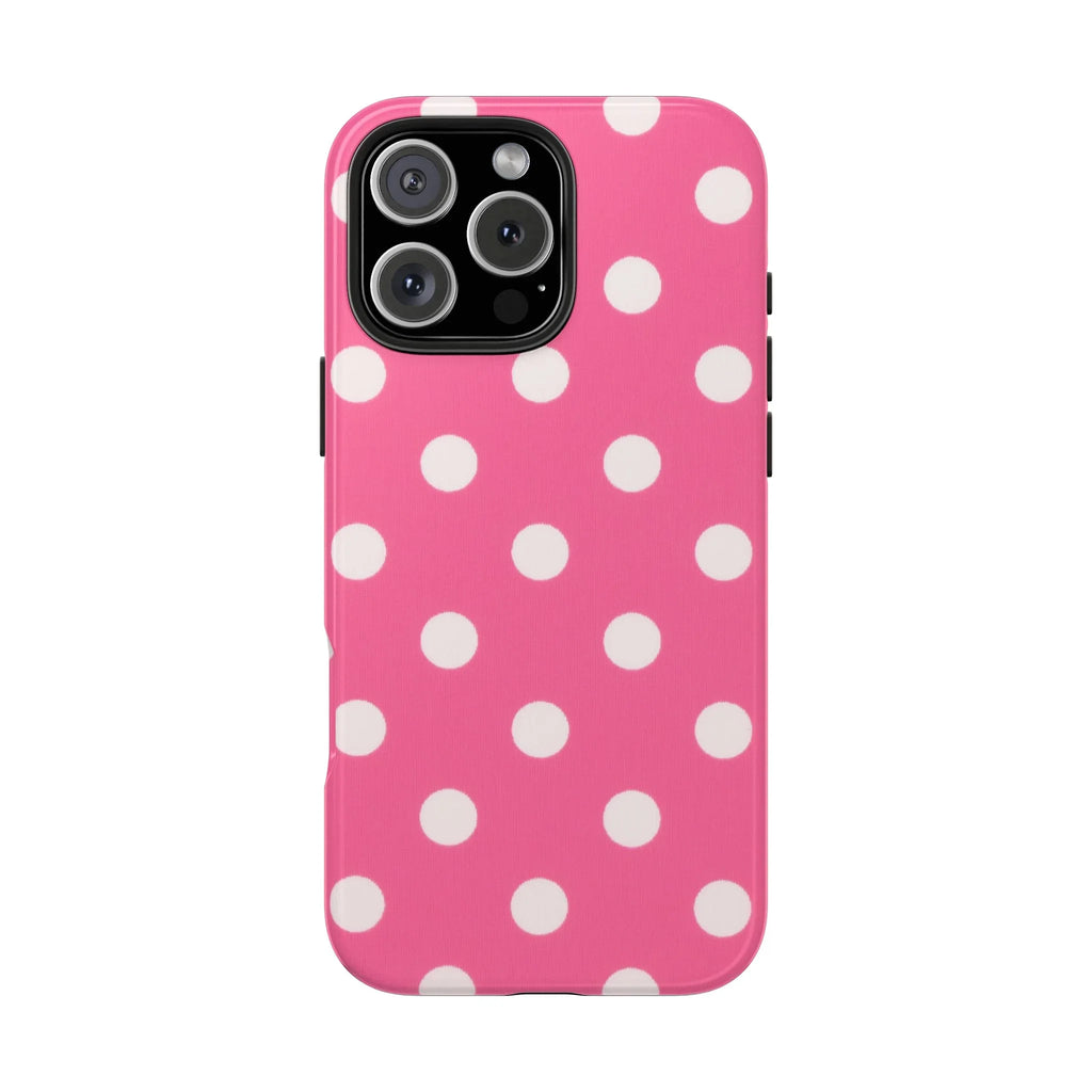 Pink Polka Dot Phone Case (Apple & Android) - Pink Sweetheart