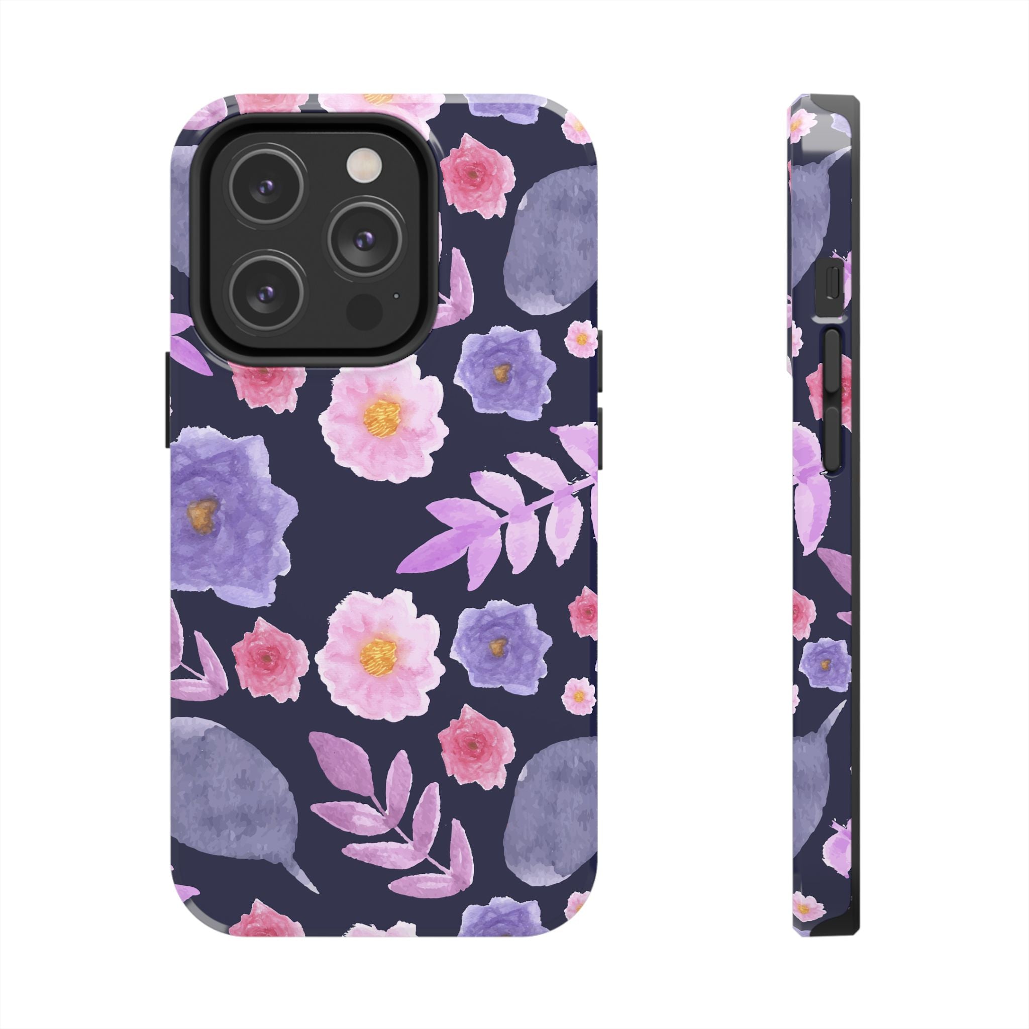 Purple Florals Phone Case (Apple & Android)