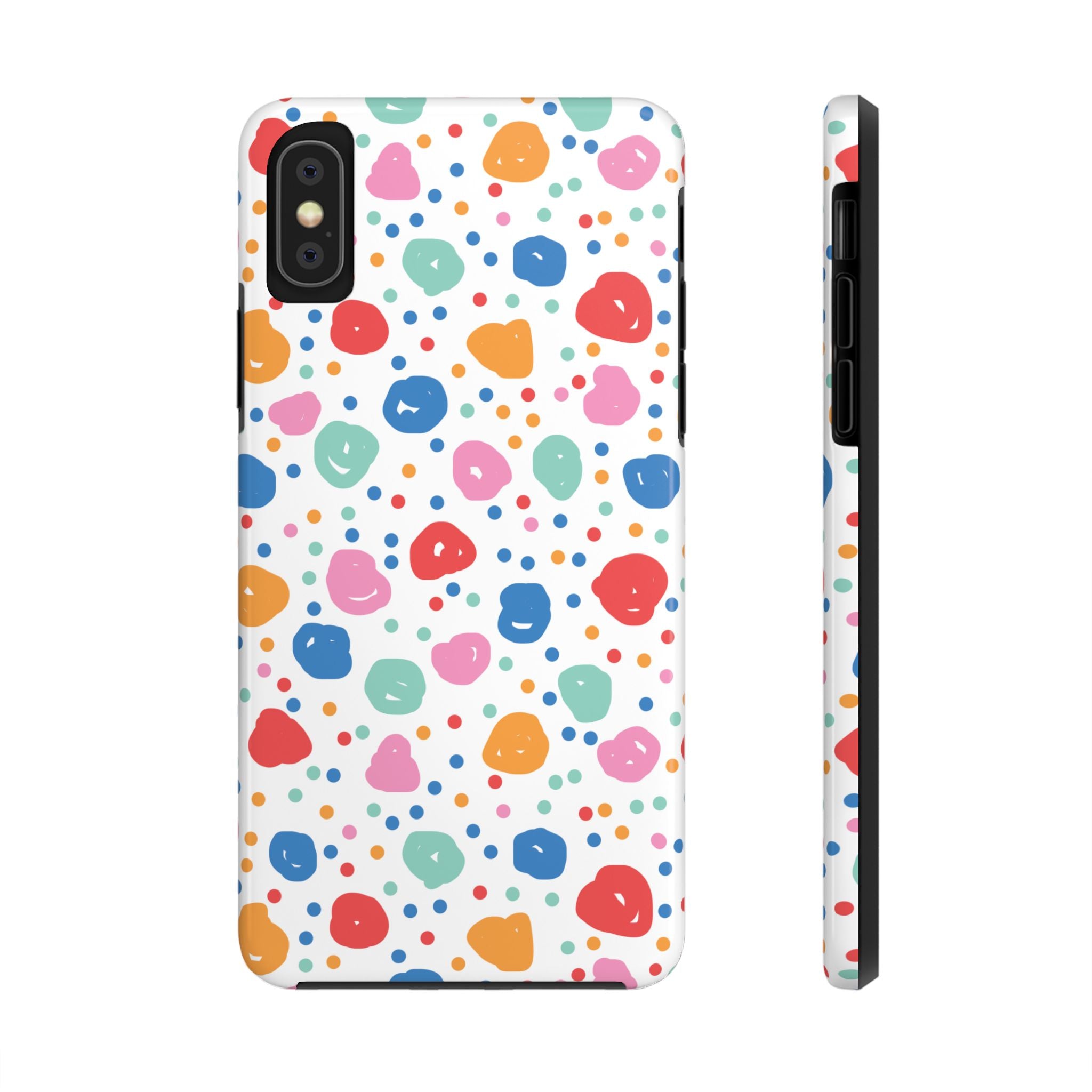 Seamless Hand Drawn Polka Phone Case (Apple & Android)