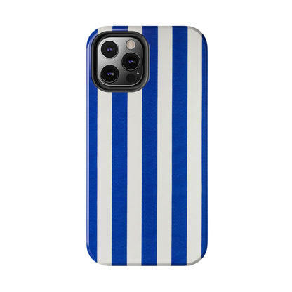 Blue & White Stripes Phone Case