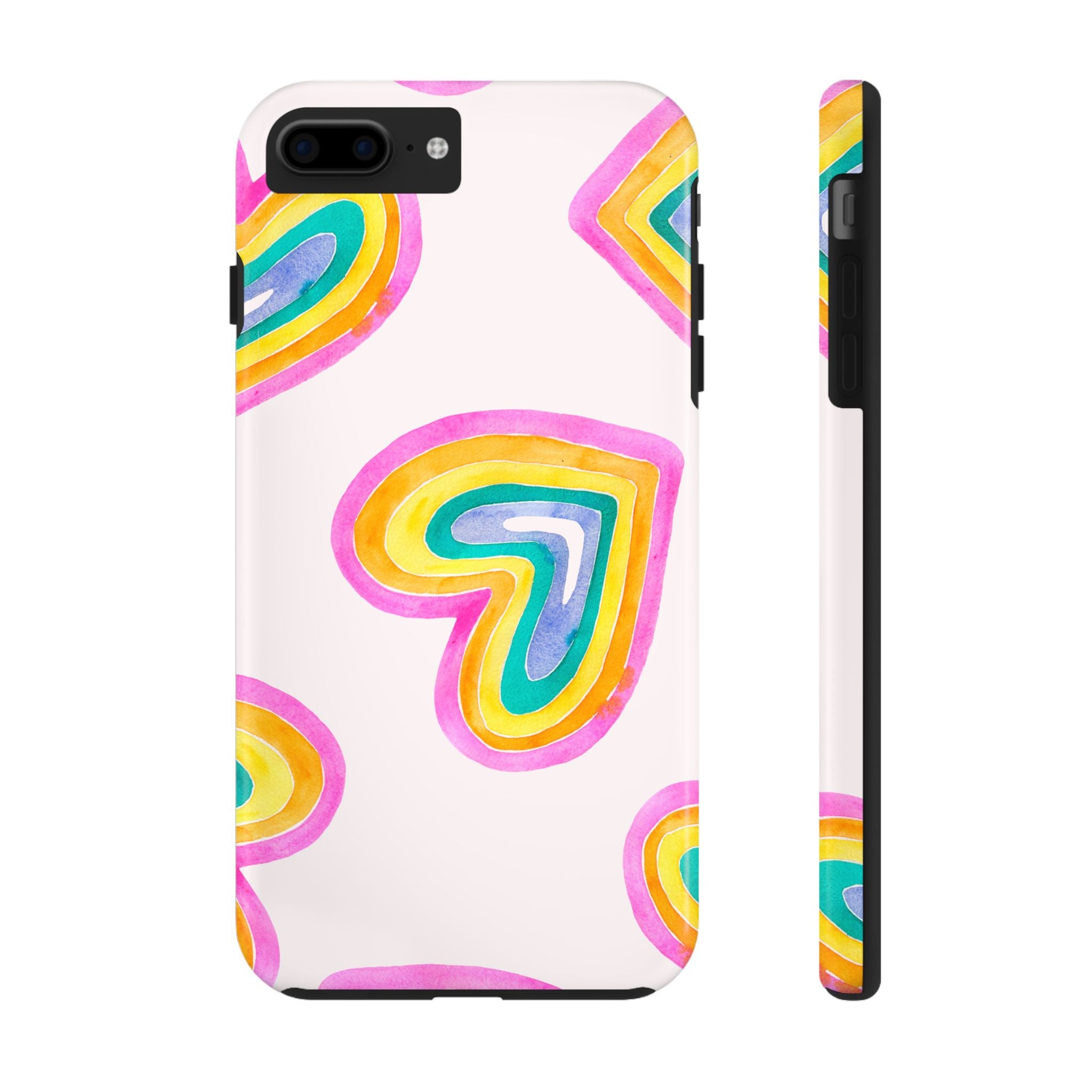 Rainbow Hearts Phone Case (Apple & Android)