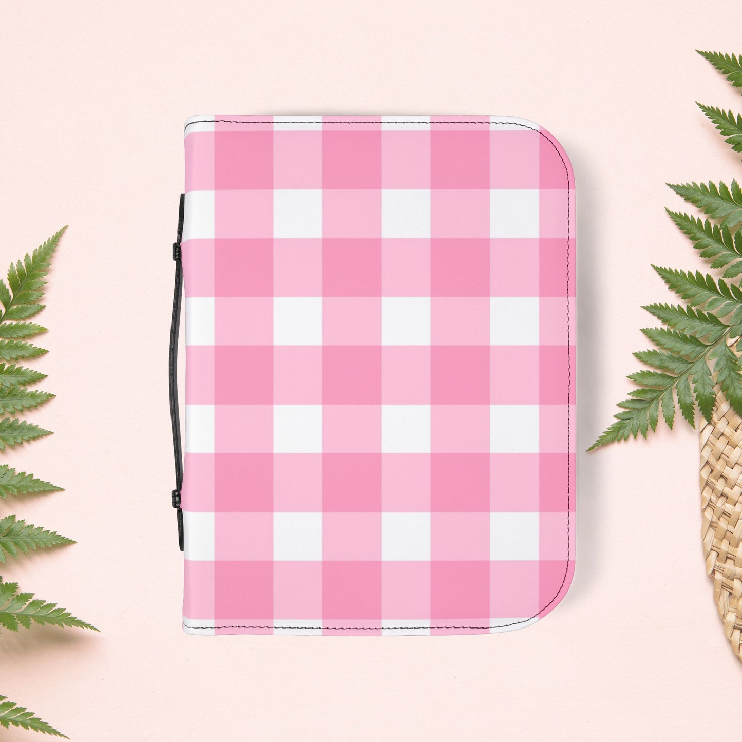 Pink Gingham Book Cover