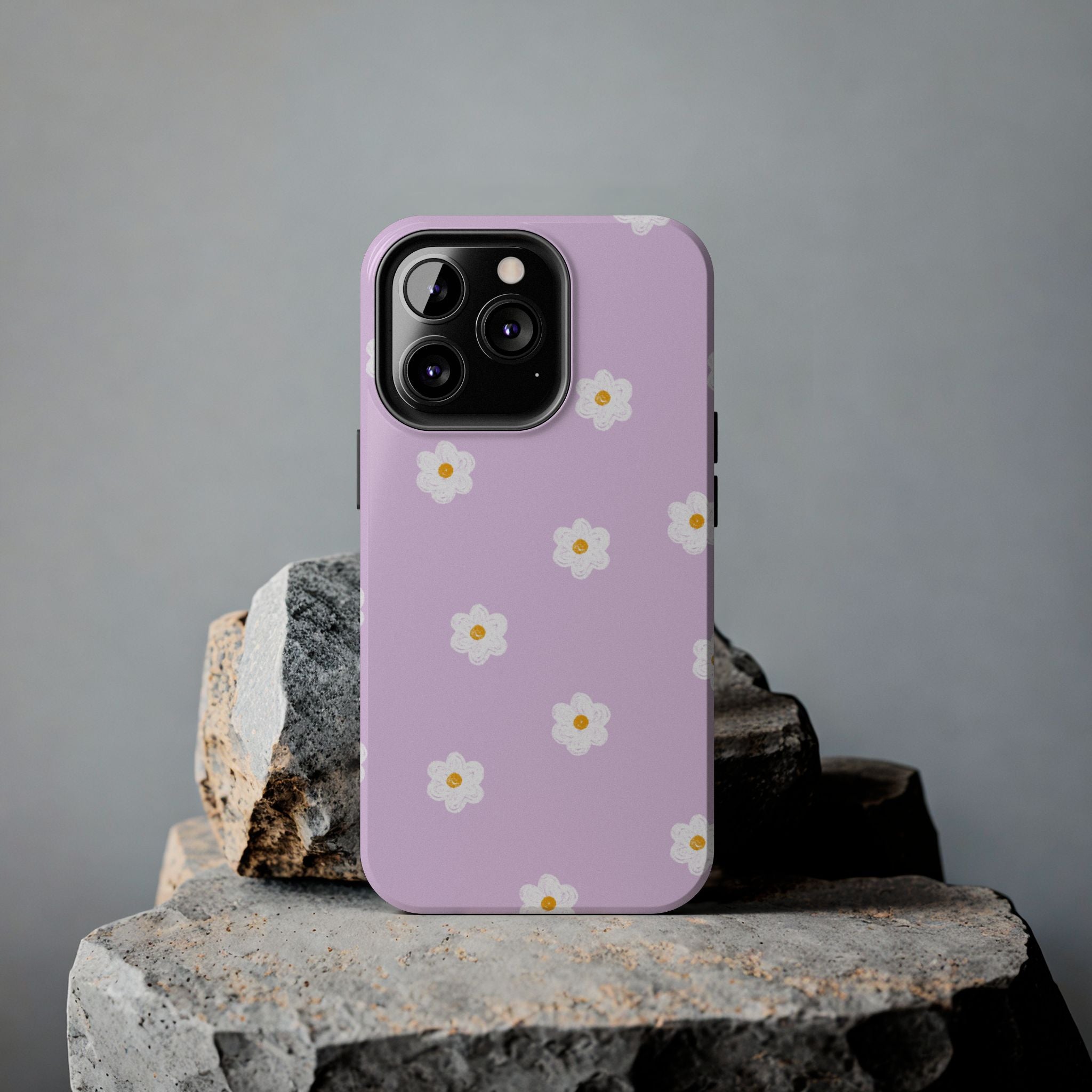 Purple and Mini Flowers Phone Case (Apple & Android)