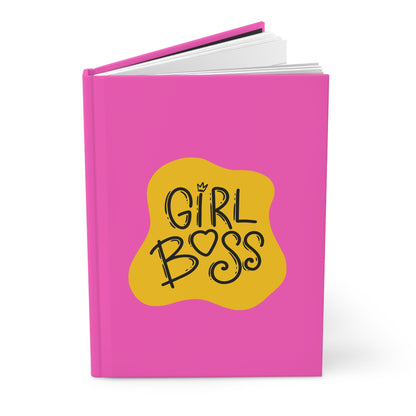 Cuaderno mate de tapa dura Girl Boss